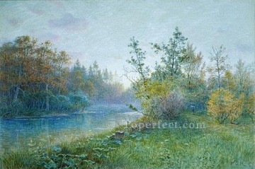 Mill Dam In Traunstein scenery William Stanley Haseltine Landscapes brook Oil Paintings